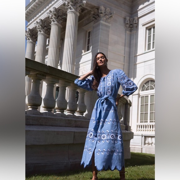 ASHA by Ashley McCormick Ocean Lucia Dress - Picture 2 of 7